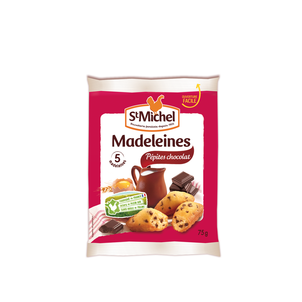 Saint Michel Madeleines pépites de chocolat | Diva&Devient